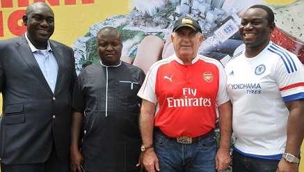 (L-r): Akeem‎ Wahab, national sales manager, AJEAST Nogeria; Uche Ezeaku, distributor AJEAST Nigeria; Theo Willams, country manager; Michael Daniels, head of Marketing, all fr AJEAST Nigeria, during the Company\'s Regional Commercial launch in Enugu State, recently.